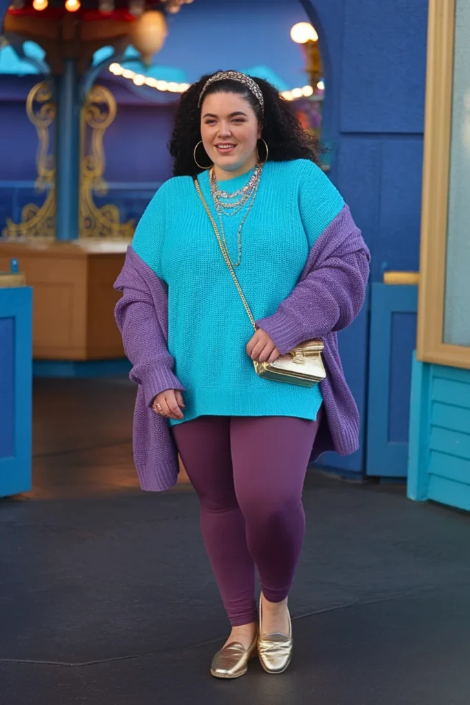 Plus Size Fall Jasmine Jewel Tone Disney Outfit