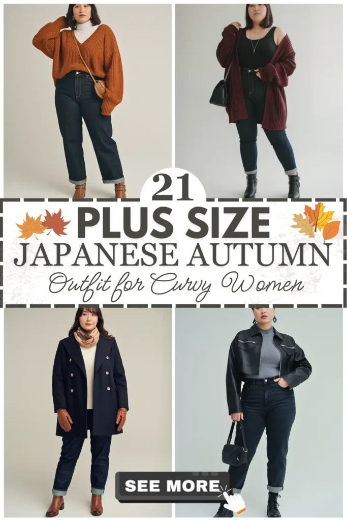 Plus Size Japanese Autumn Outfits