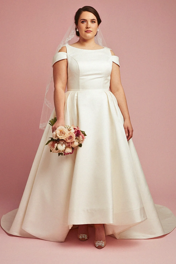 Sabrina Neckline Dress
