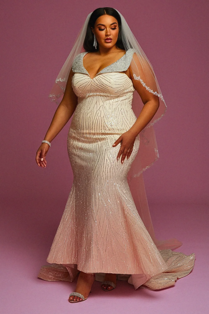 Sequined Ombre Mermaid Dress