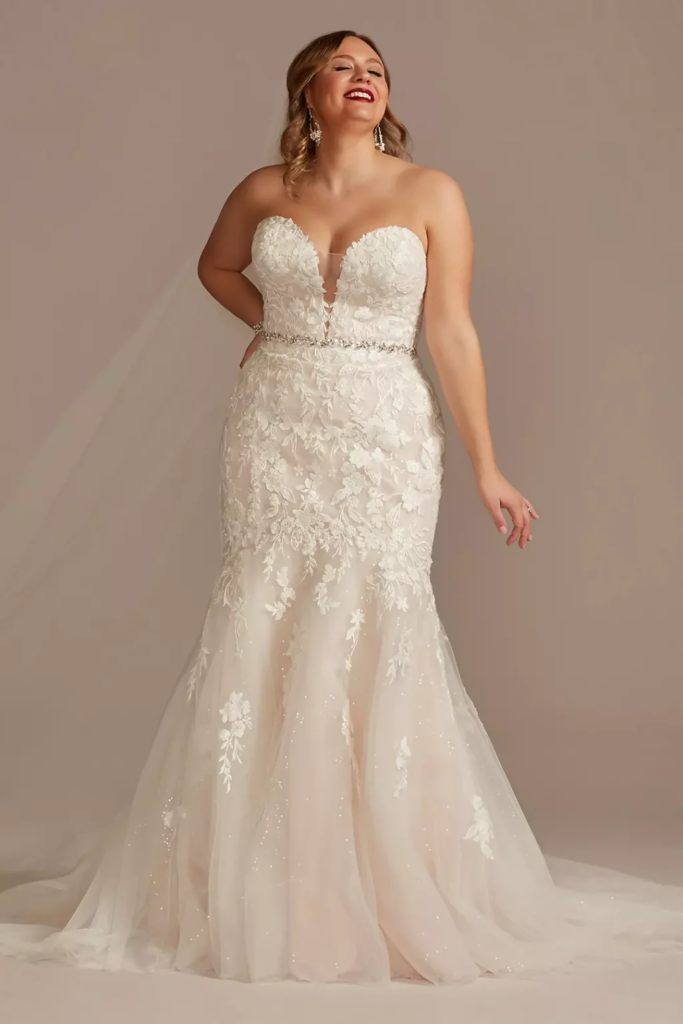 Strapless Mermaid Wedding Dress