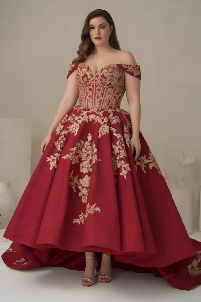 Bold Red Ball Gown