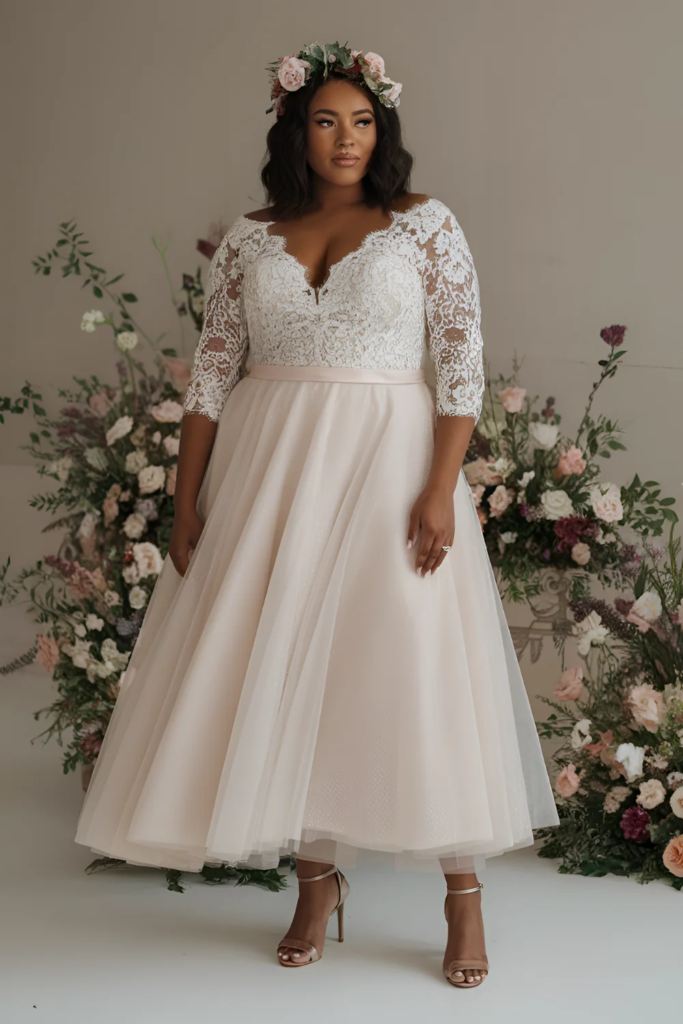Two-Piece Garden Wedding Set