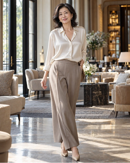 How to Wear Silk Over 50 and Look Like Quiet Luxury Personified