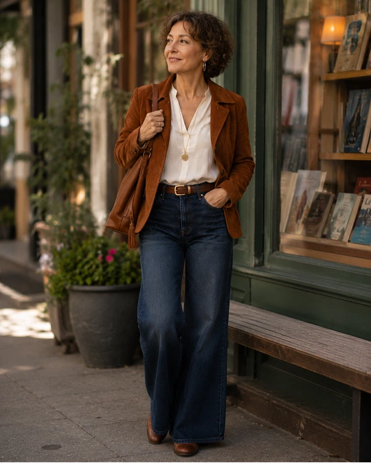 How to Wear 70s Style Over 50 in a Way That Feels Modern
