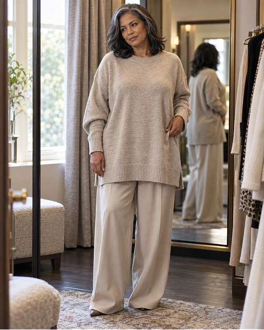 How to Dress for an Hourglass Body Over 50 Without Hiding Your Shape