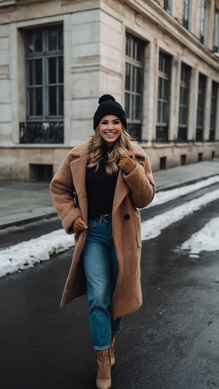 40+ Mid Size Winter Outfits Delivering Extra Heat Under Heavy Coats