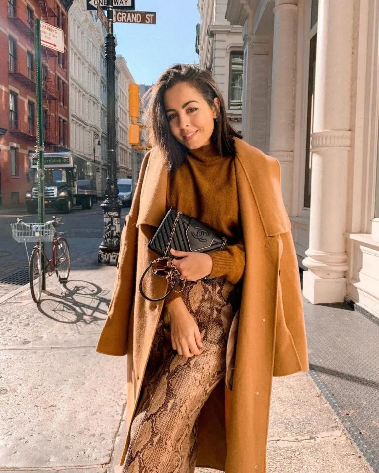 All brown outfit