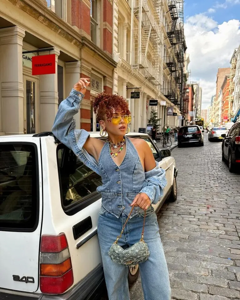 All denim