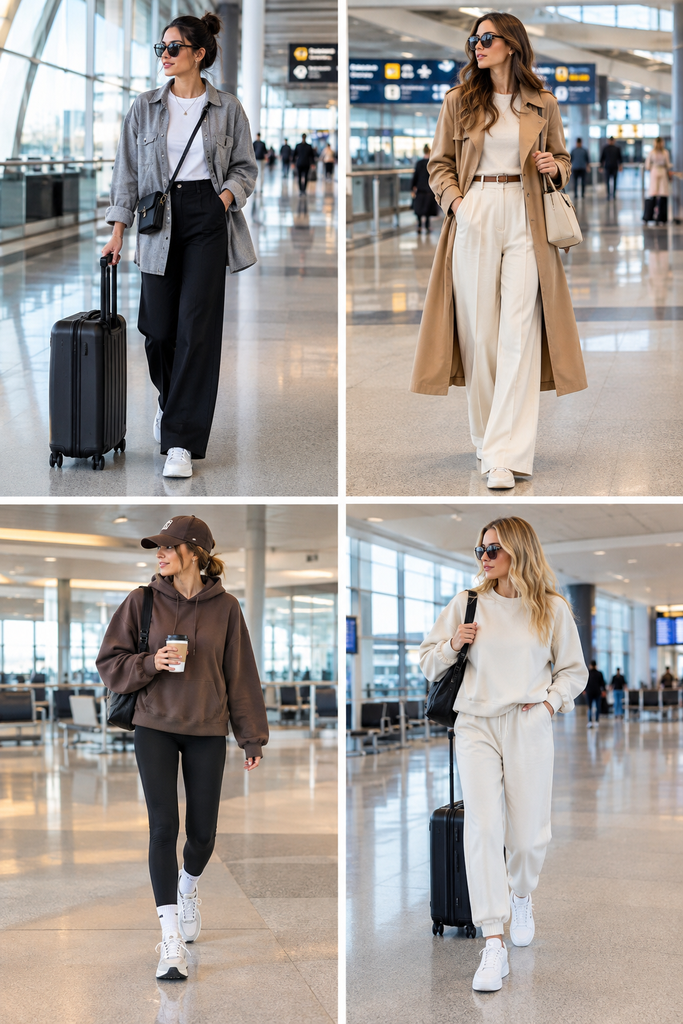 How To Put Together Cute Airport Outfits for Women That Look Good and Feel Comfy