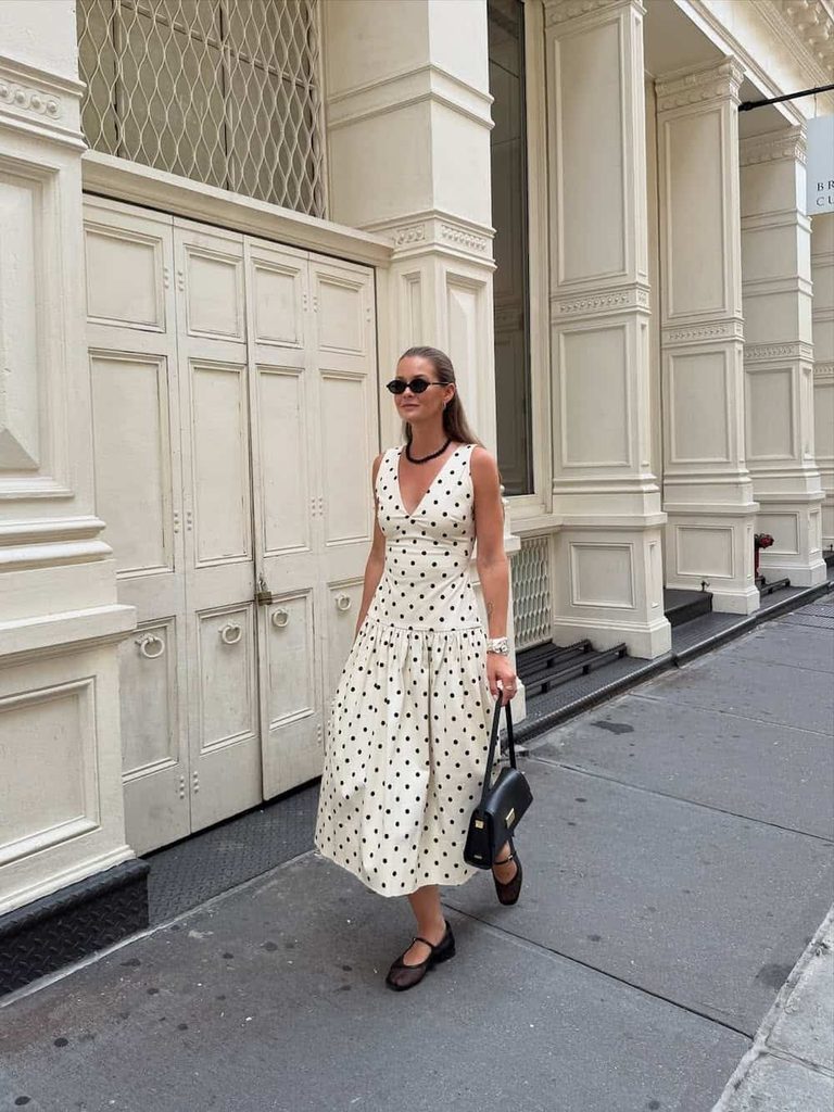 Polka Dots & Sheer Details