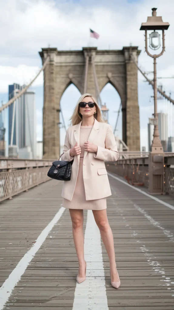 Ribbed Knit Elegance with a Twist