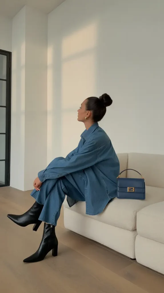 Denim on Denim: Minimalist Layers
