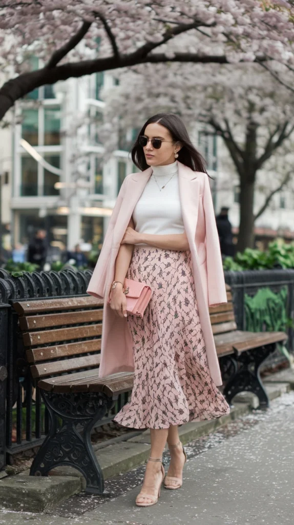 Floral Romance in Mauve Tones