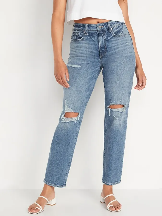 Casual Denim and Bright Whites