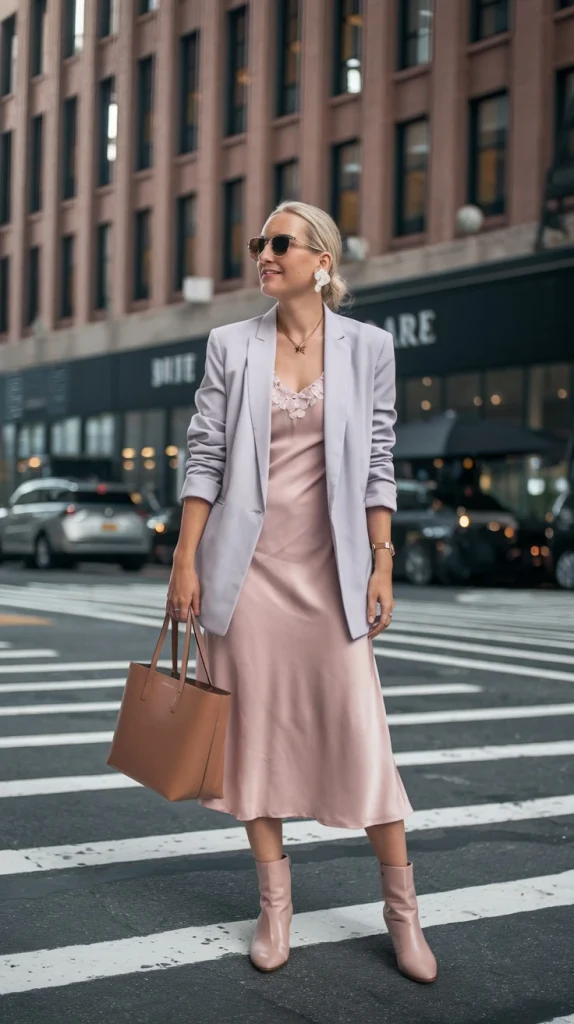 Subtle Layers in Dusty Mauve