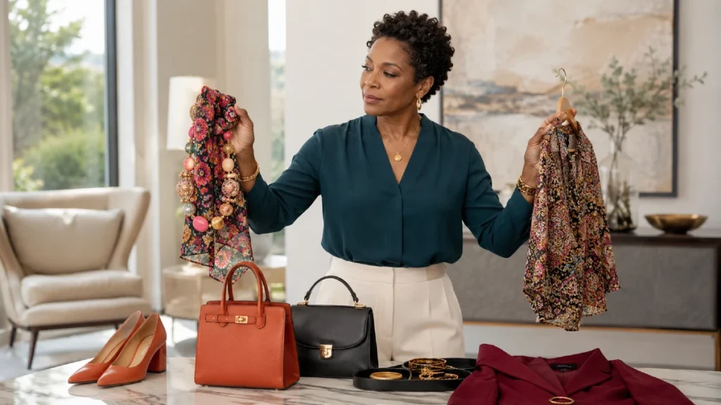 Modern colors prints and accessories to replace outdated trends women over 50 should stop wearing in 2026