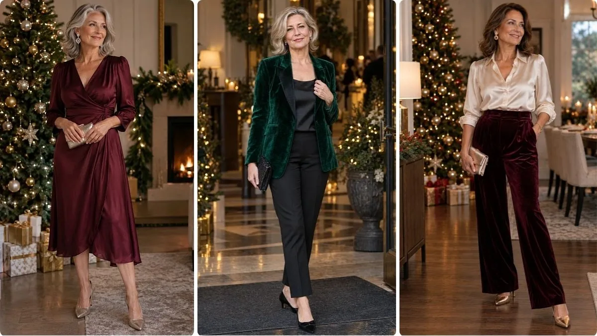What to wear to a Christmas party over 50