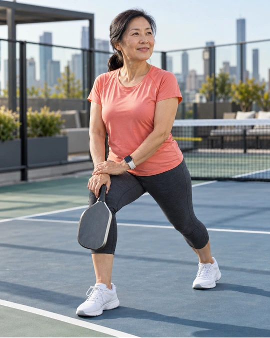 Shorts skorts and leggings for pickleball outfits over 50