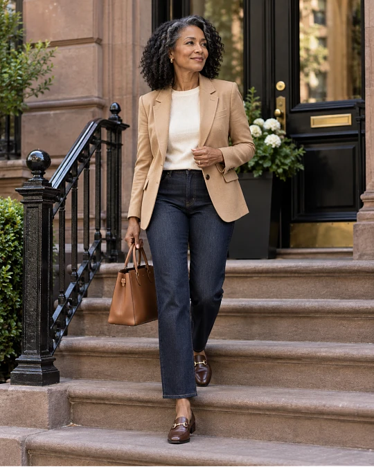 Simple outfit formula to feel confident getting dressed over 50