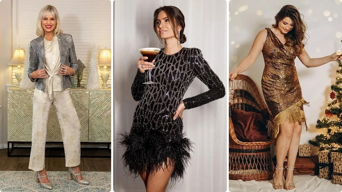 17 New Year's Eve outfits for women over 50 that sparkle tastefully