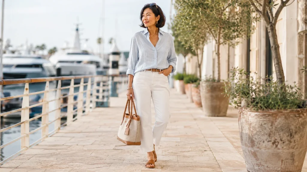 Coastal grandmother shoes and accessories for women over 50