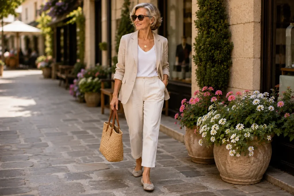 Supportive flat shoes for summer fashion trends for women over 50