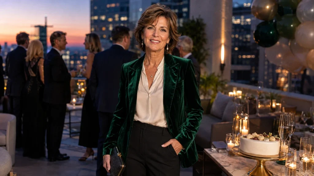 Special 50th birthday party outfit for women over 50