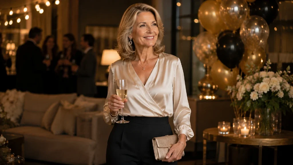 Simple formula for what to wear to a 50th birthday party