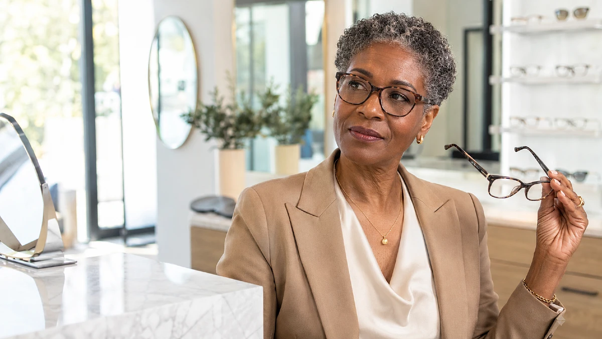 Most flattering glasses frames when you're over 50