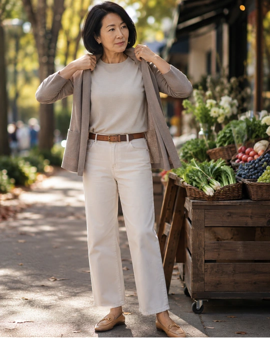 Lightweight fall layers for women over 50
