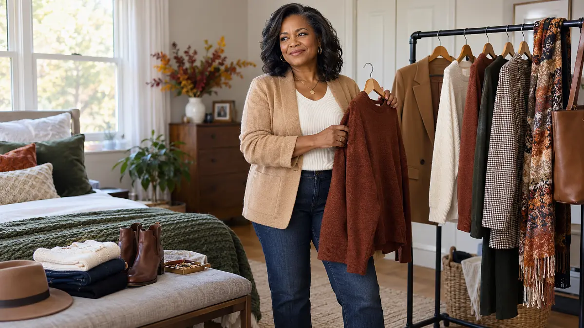 How to build a beautiful fall wardrobe over 50 on a budget