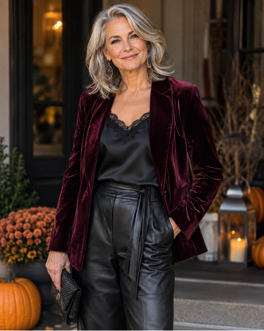Comfortable party fabrics for Halloween outfits over 50