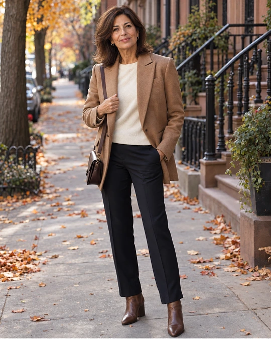The Fall Capsule Wardrobe for Women Over 50 That Makes Getting Dressed Easy