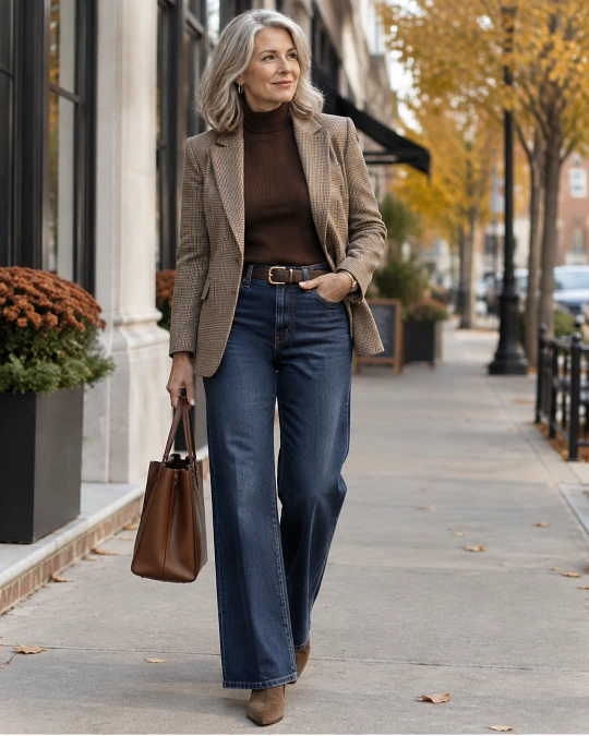 Fall pants and denim styles for women over 50
