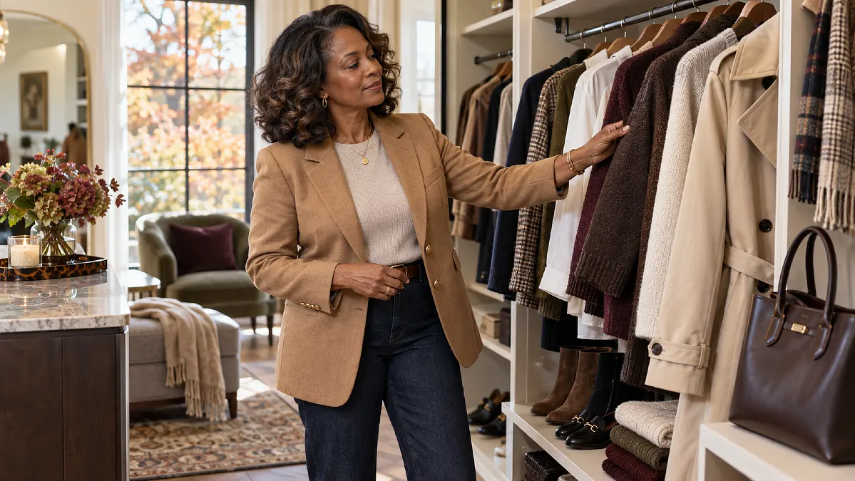 Fall wardrobe essentials women over 50 need for a polished season