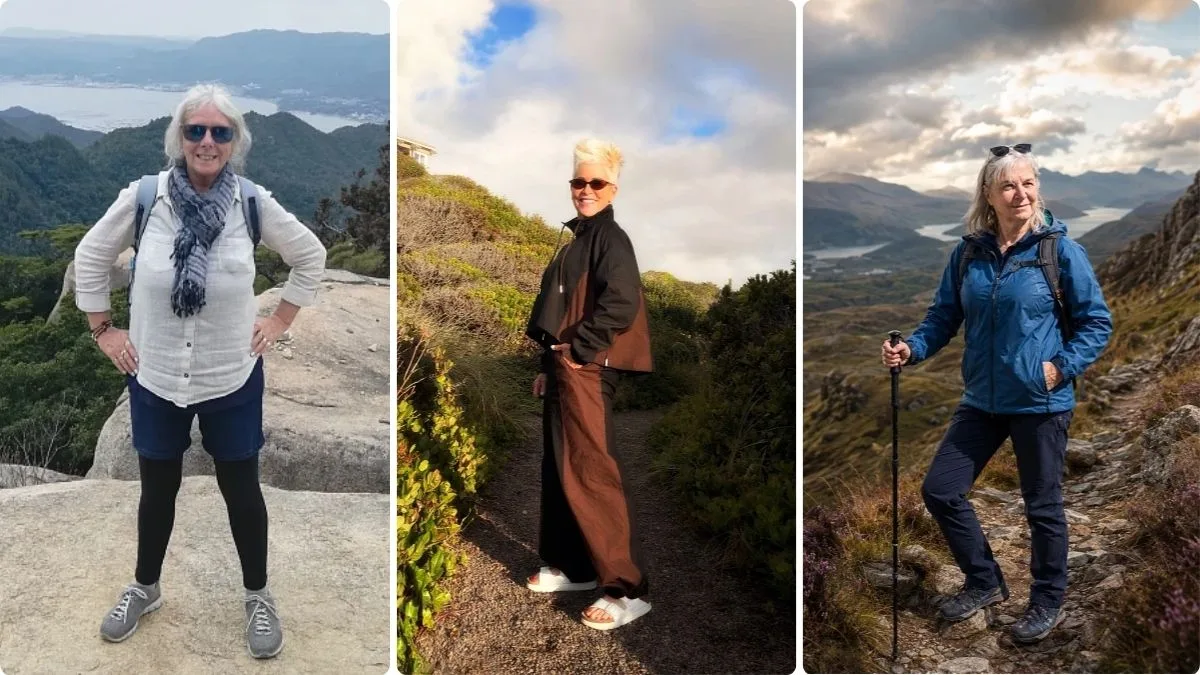 18 hiking outfits for women over 50 that are functional and flattering