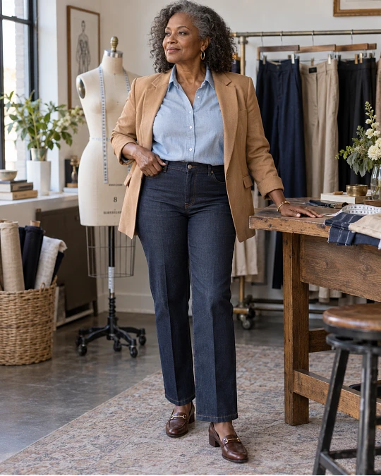 Jeans and trousers for women over 50