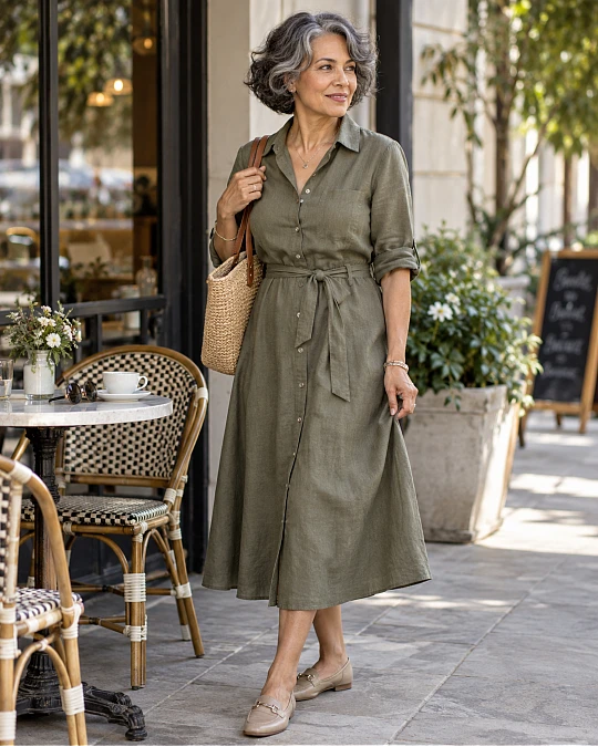 Easy dresses and skirts for women over 50