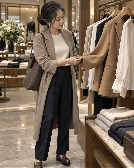Choosing comfortable fabrics when shopping for clothes over 50