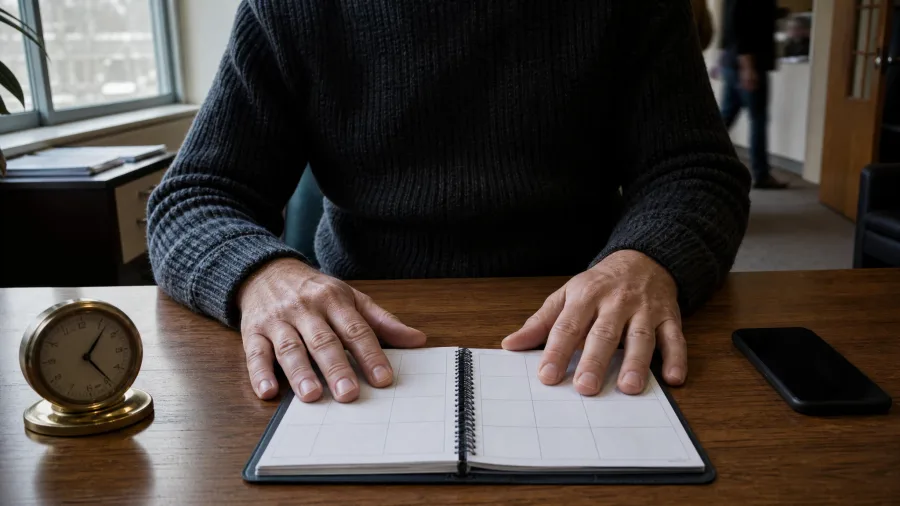 Woman setting healthy personal boundaries and protecting her time after 60