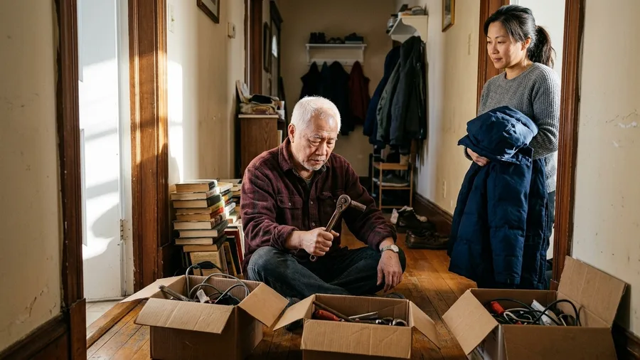 Deciding what belongings to keep after losing a spouse