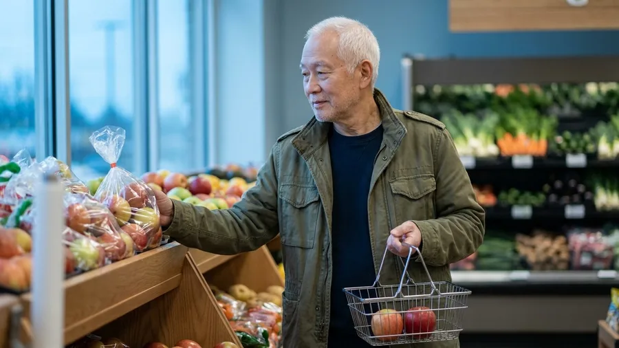 Grocery shopping for one after being widowed at 71