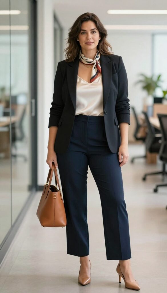 13 Office Outfits Women Curvy Figures Can Wear Confidently