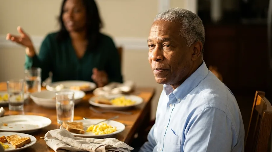 Practicing emotional neutrality when an old person's name comes up