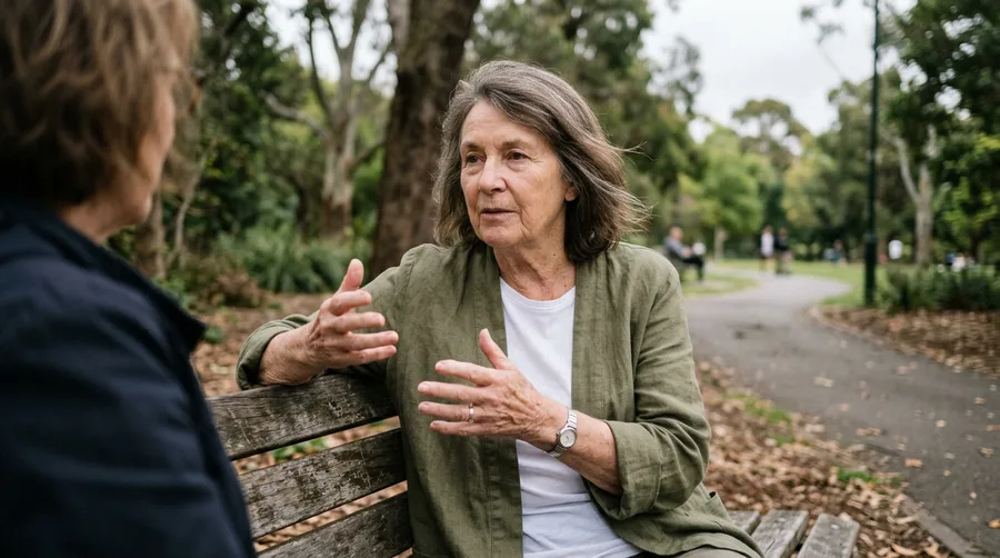 Older adults staying mentally active through learning and social connection