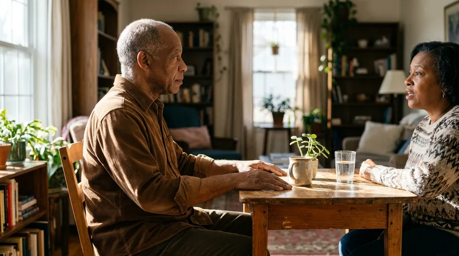 What to say when a man becomes quiet and you want to offer support