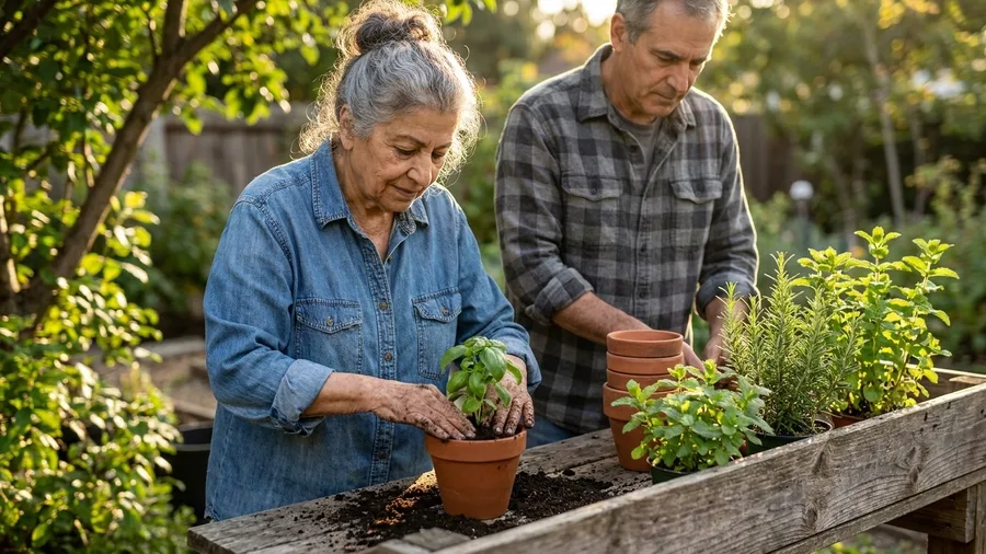 Daily hands-on project such as gardening or crafting after 80