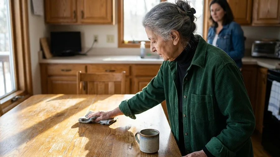 Reframing small house tasks as daily rituals for contentment