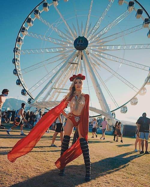 Trendy Coachella outfit